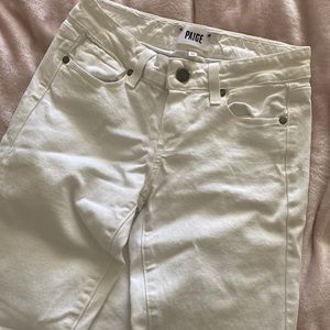 Paige women’s  white jeans size 25